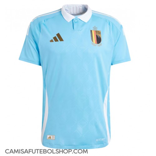 Camisa de time de futebol Bélgica Replicas 2º Equipamento Europeu 2024 Manga Curta